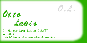 otto lapis business card